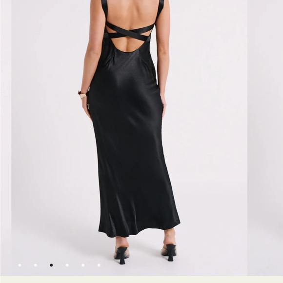 Meshki Ensley Satin Maxi Dress - Picture 2 of 5